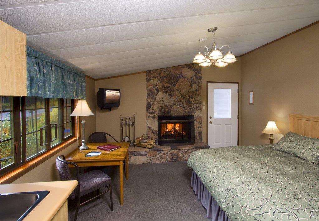 Sunwapta Falls Rocky Mountain Lodge Jasper Rum bild